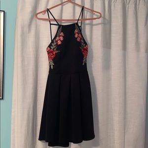 Tank top style homecoming dress